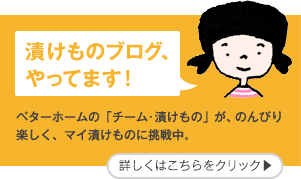 漬けものブログ、 やってます！