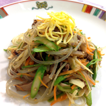 理順先生に習う春野菜のチャプチェ