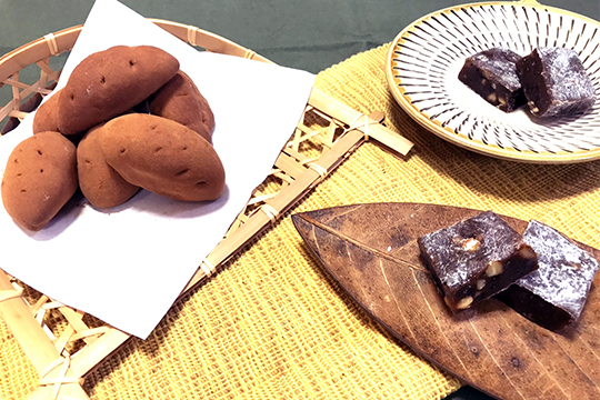 秋の和菓子でお茶時間