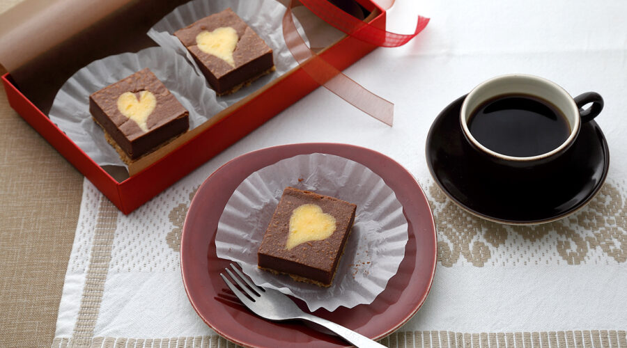 ハートのチョコチーズケーキ Betterhome Journal Plus
