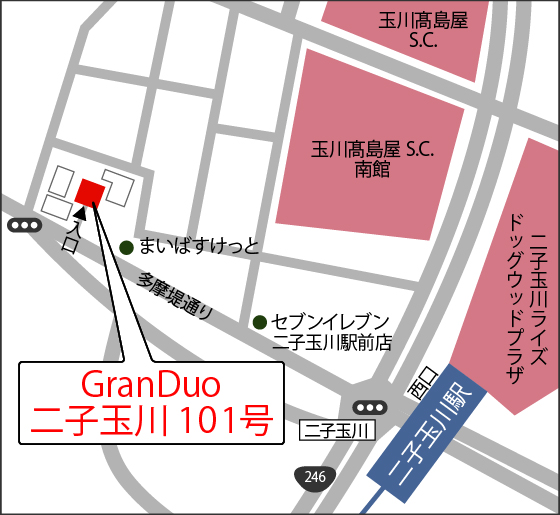 教室の地図