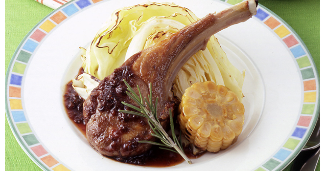 ラム肉のハーブソテー (お肉料理の会より)