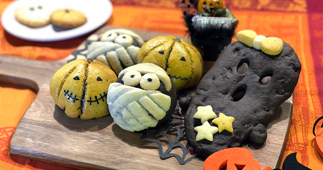 かわいく作ろう!ハロウィンパン