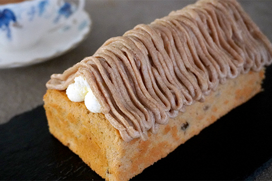 パティシエに習う パウンド型で作るモンブラン