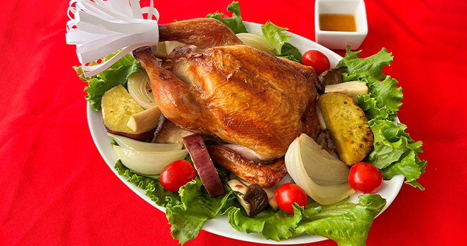 チロリン❗️クリスマス‼️食卓もクリスマスでね⁉️R.Cのスターフルーテッド2枚 チロリン❗️クリスマス‼️食卓もクリスマスでね⁉️R.Cのスター