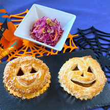 Happy!ハロウィン　ミートパイとパンプキンパイ