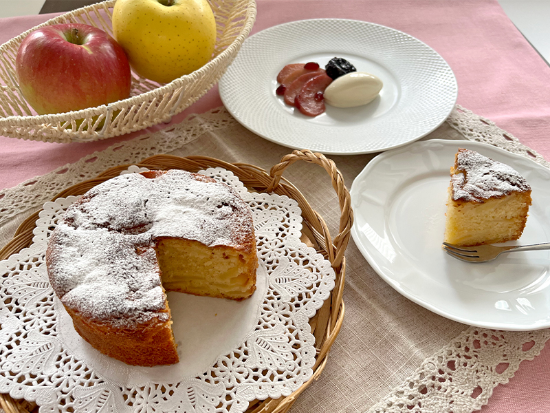 くり返し作りたい 素朴なりんごのケーキ