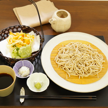 [割烹山路]店主 畠山義春先生に習う 四季の和食 「手打ちそばとかき揚げ」