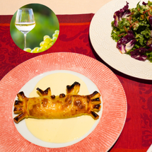 [レストラン ラタトゥイユ]恩田健司シェフに習う「蟹とシャンピニオンのパイ包み焼き」