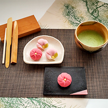 季節の彩　練り切りを作る　～姫椿・寒木瓜～