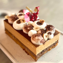 [PLAIN]パティシエ 野崎笑子先生に習うスペシャルスイーツ「キャラメルとショコラのクリスマスケーキ」