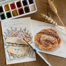 【池袋教室限定】秋山洋子先生による パン・焼菓子のイラスト教室