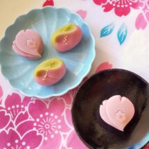 季節の彩　ねりきりワークショップ　【3月】　春を喜ぶ ～舞桜・山笑う～