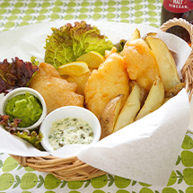 揚げたてが最高！フィッシュ＆チップス