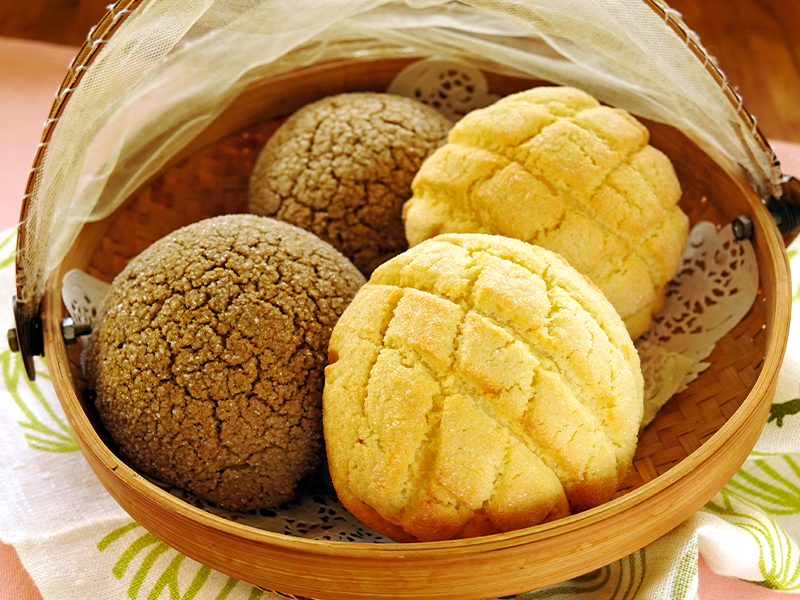 永遠の人気者メロンパン２種