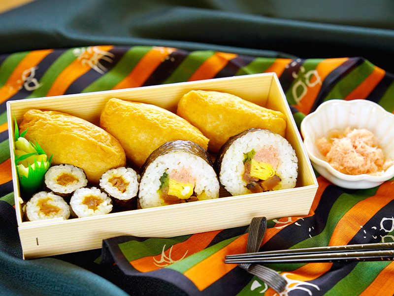 太巻きの「桜でんぶ」も手作り！「助六」を作ろう