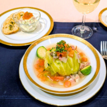 【3月開催】[レストラン ラタトゥイユ]恩田健司シェフに習う「フレンチロールキャベツ“シューファルシ”＆お刺身タルタル」