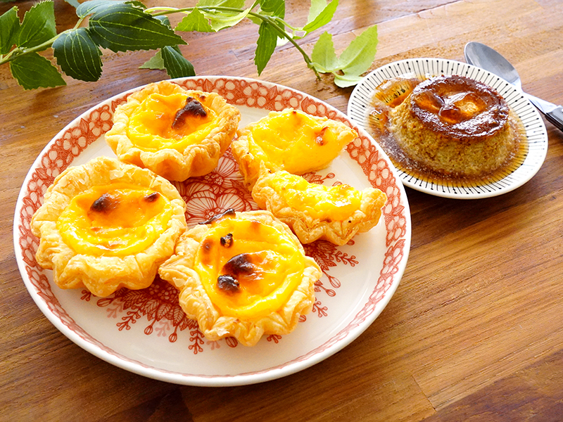 ～卵が主役のスイーツ～エッグタルト＆ベトナム風プリン