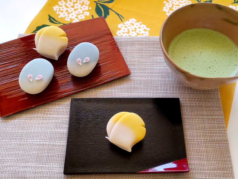 季節の彩 ねりきりワークショップ 【4月】春を喜ぶ～てふてふ・花筏～