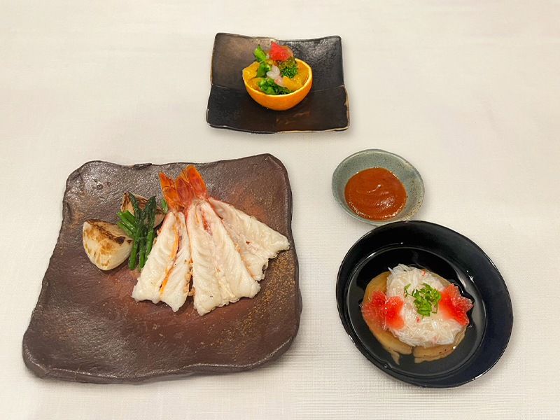 「うぶか」えび・かにづくしの春の和食