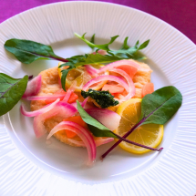 【4月開催】[リストランテ アルポンテ]原宏治シェフのイタリアン 「北イタリアの郷土料理 鶏むね肉カツレツのカルピオーネ」