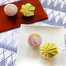 季節の彩 ねりきりワークショップ 【5月】新緑の香り～二季草・青楓～