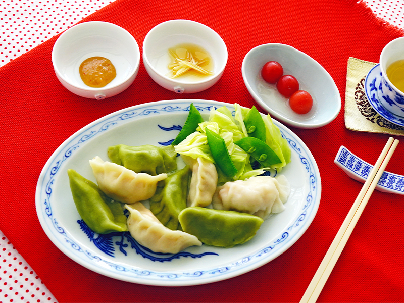 皮から作ろう！米粉入り水餃子