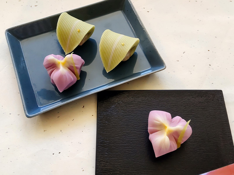 季節の彩 ねりきりワークショップ 【6月】　夏の到来～花菖蒲・願い笹～