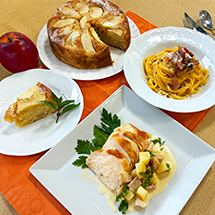 【9月開催】[リストランテ アルポンテ]原宏治シェフのイタリアン「一足早い秋の恵みを味わう3品・卵黄で作る濃厚カルボナーラとポルチーニ香る鶏むね肉のロースト・紅玉のベークケーキ」