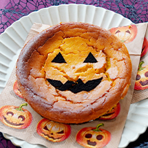 Happy Halloween! かぼちゃのチーズケーキ