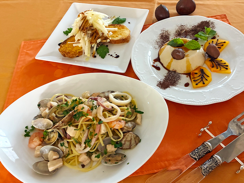 【11月開催】[リストランテ アルポンテ]原宏治シェフのイタリアン「軽やかに楽しむ、秋の香りと極上パスタ　3品」