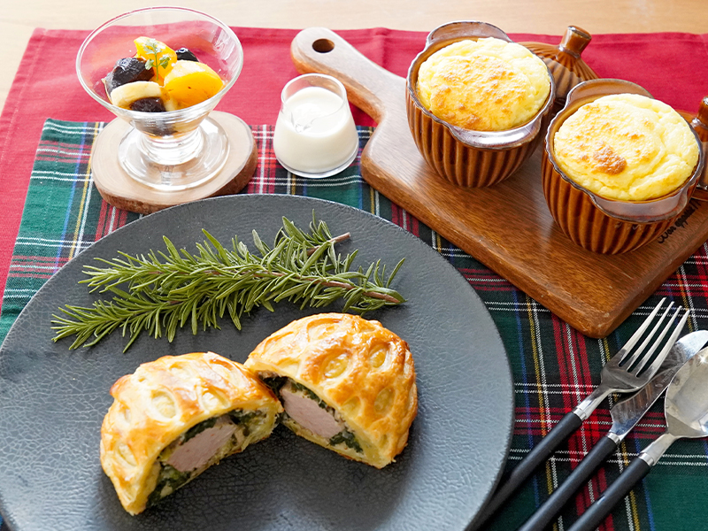 冷凍パイシートで作るおもてなし料理 豚フィレのパイ包み