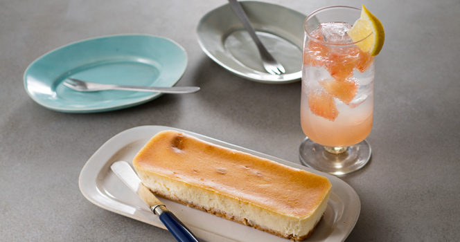 オンライン同時開催〈やさしい焼き菓子6月〉ニューヨークチーズケーキとピンクレモネードソーダ