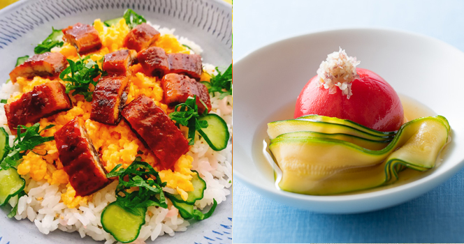 <おうちで作ろう!ベターホームの定番料理100 Vol.4>うなぎちらし&ひんやりトマトのだしびたし