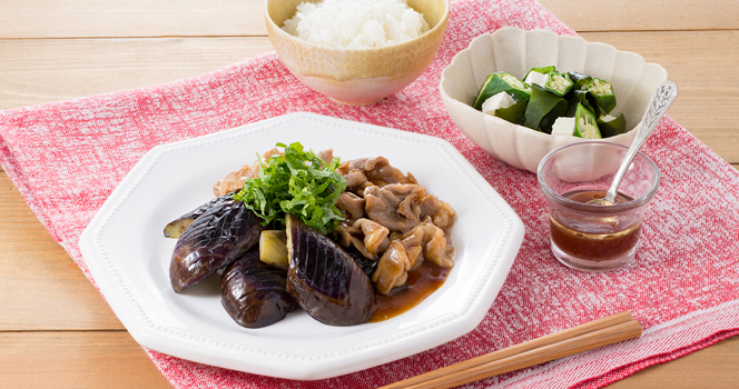 【9月開催】〈20分で2品おかず〉6回シリーズ Vol.5~なすの肉あんかけ(他1品)~