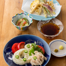 【7月開催】〈和食応用技術の会〉春夏6回シリーズ Vol.3～ささみと夏野菜のそうめん（他3品）～
