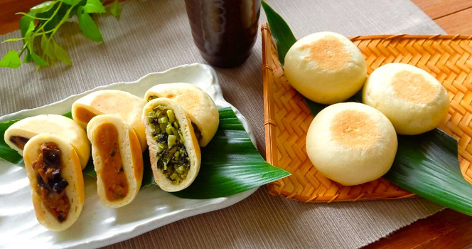 【9月開催】秋に食べたい信州の味覚「おやき3種」