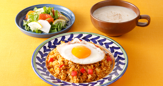 【11月開催】〈「かんたん美味」日経新聞掲載レシピ〉秋冬6回シリーズ Vol.1~(カレーチャーハン目玉焼きのせ他2品)~