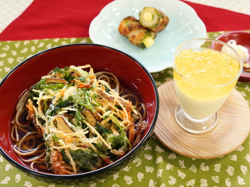 【募集予告】【12月開催】かき揚げそば&韃靼(だったん)そば茶ぷりん二層仕立て