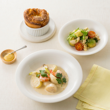【募集予告】【12月開催】〈後藤祐輔シェフ監修 うれしい洋食〉6回シリーズ Vol.2～ほたてとえびのフリカッセ（他２品）～