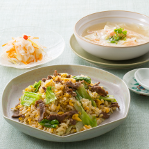 【3月開催】〈黒森洋司シェフ監修 おいしい中華〉6回シリーズ Vol.5~レタス牛肉チャーハン(他3品)~