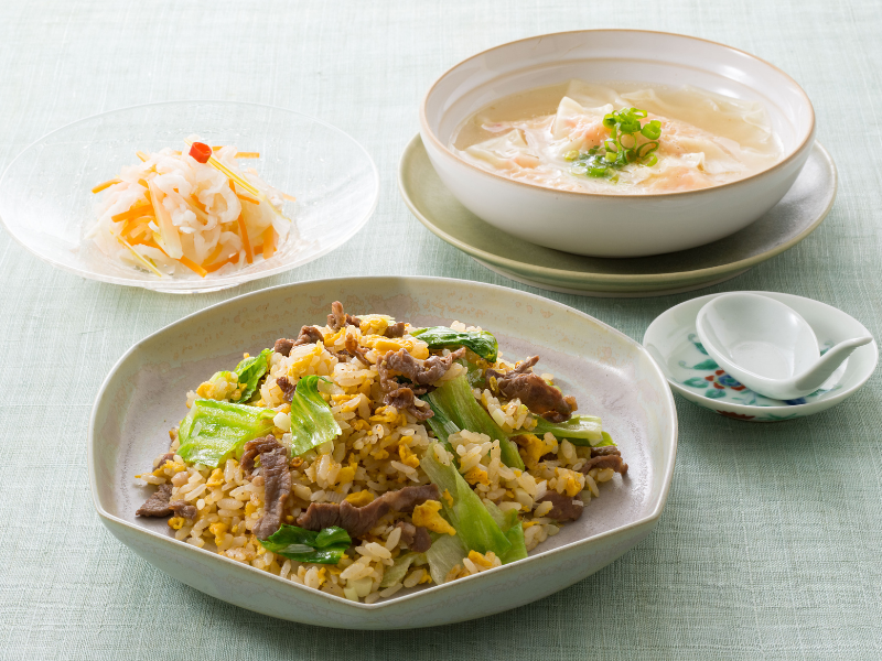 【3月開催】〈黒森洋司シェフ監修 おいしい中華〉6回シリーズ Vol.5～レタス牛肉チャーハン（他3品）～