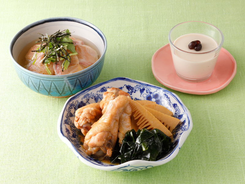 【募集予告】【4月開催】〈「かんたん美味」日経新聞掲載レシピ〉秋冬6回シリーズ Vol.6~(鯛茶漬け他2品)~