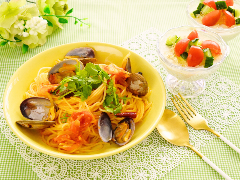 【募集予告】【4月開催】～春色イタリアン～ボンゴレロッソ＆新たまねぎのムース