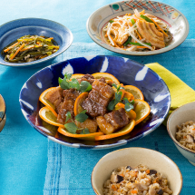 【5月開催】〈くり返し作りたいごちそう料理〉春夏6回シリーズ Vol.1~豚ばら肉のオレンジ煮、麩チャンプルー(他2品)~