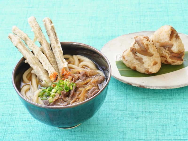 【6月開催】日本巡りシリーズ~福岡~肉ごぼ天うどん&かしわおにぎり