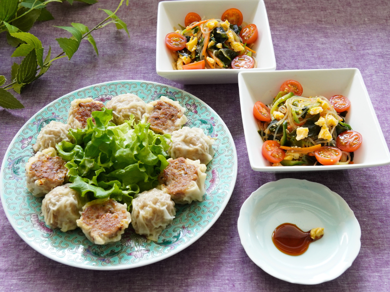 【募集予告】【7月開催】「うれしい時短ごはん 」シリーズ 包まない焼きしゅうまい&レンジで作る春雨サラダ