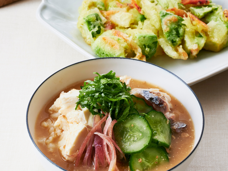 【募集予告】【7月開催】〈腸活ごはん からだの内側から健康に〉春夏6回シリーズ Vol.3~あじの冷や汁(他2品)~