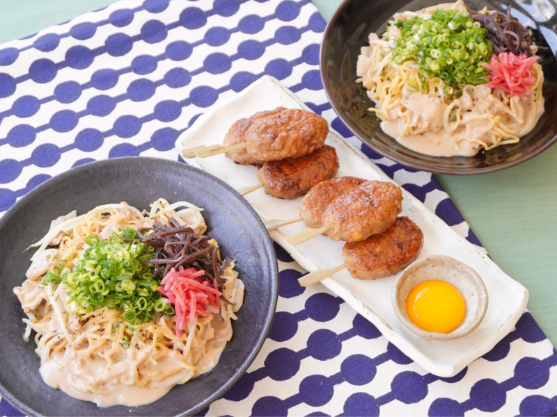 【募集予告】【7月開催】博多屋台めし 焼きラーメン&てりたまつくね串