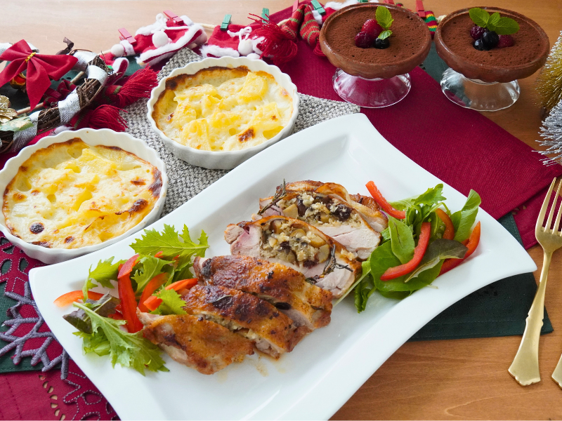 【募集予告】【12月開催】ごちそうクリスマス フライパンで作るローストチキン(他2品)